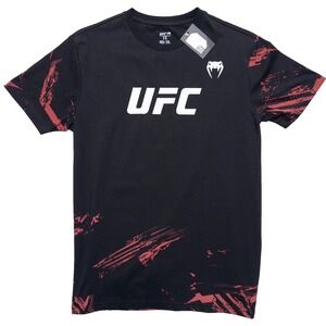 UFC Venum Authentic Fight Week 2.0 Men's Small Black‎ T Shirt